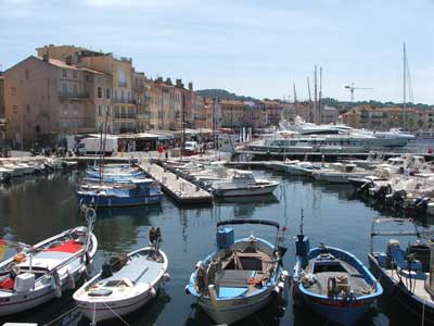 St Tropez harbour